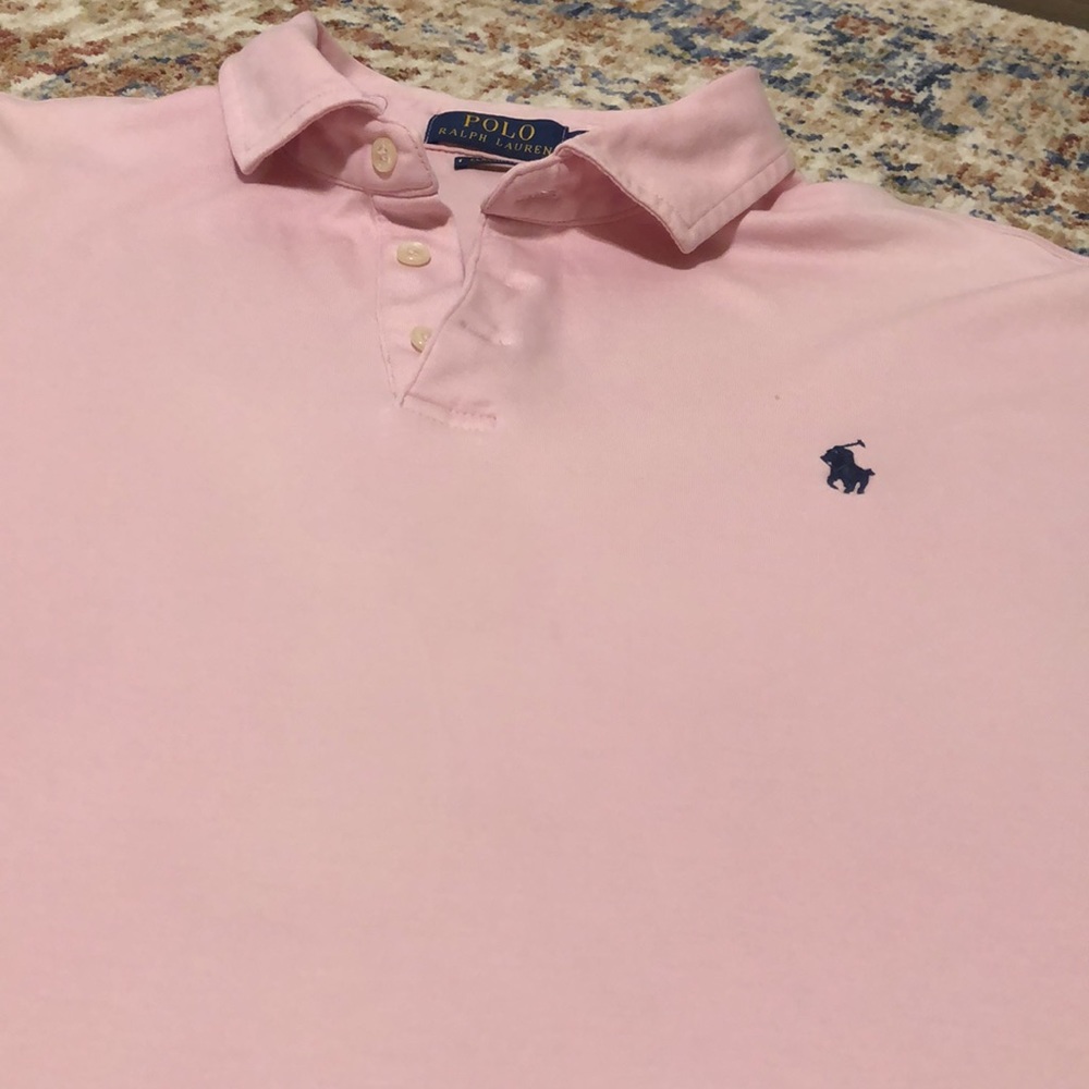 Pink Polo Classic Fit Collared Top - Picture 2 of 4